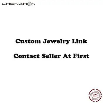 

CHENZHON Custom Jewelry For Special One Rings Rhodium Plated Length 8INCH