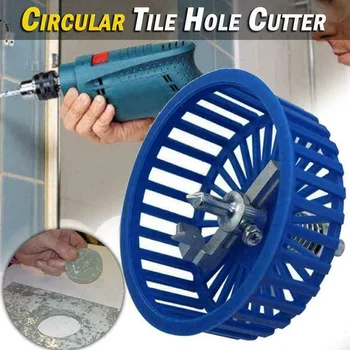 

20-94mm Round Circular Tile Cutter Tool with Cowling for Woodworking CLH@8