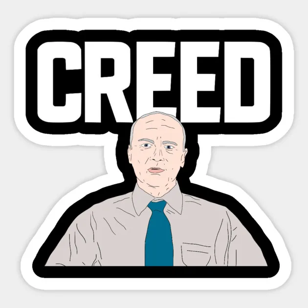 1 шт. наклейки для блокнота и тележки Creed Bratton офиса чехол рюкзак стол ПВХ