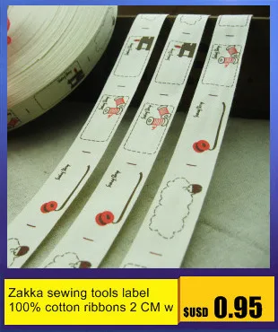 Booksew Zakka хлопковые ленты F039#-4 1,5 см ширина линейка одежды аксессуары-бирки тканые этикетки Индивидуальная маркировка на одежду сумки обувь