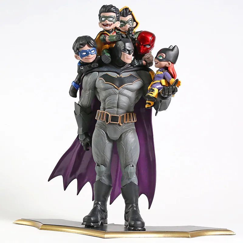 DC Comics Batman Family Q-Master Diorama Statue PVC Figure Collectible Model Toy