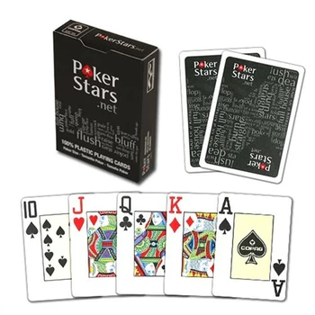 

1 Pcs Playing Card Magic Trick Game Texas Holdem Poker Card and Dull Polish Poker Star Board Game