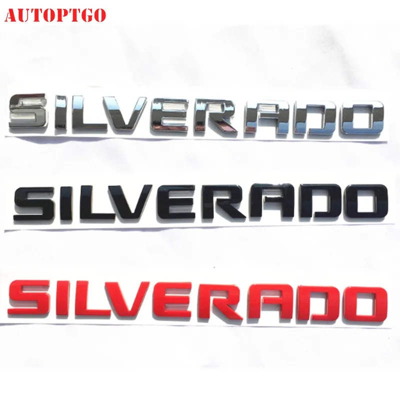 Для Ford Silverado Письмо Эмблема значок наклейка логотип наклейка подходит для двери автомобиля задний багажник Задняя дверь