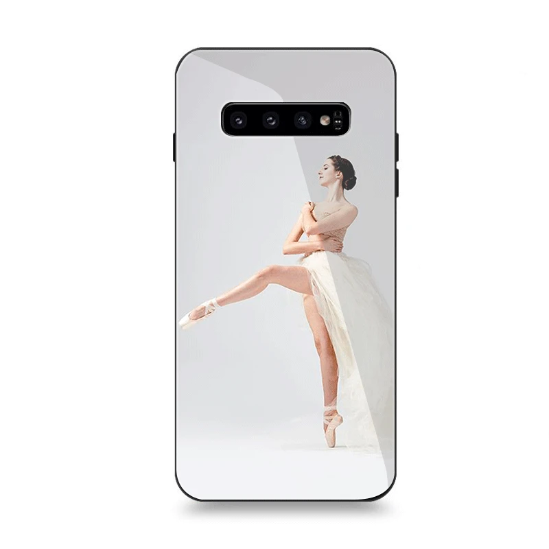 G4 Чехол для телефона Стекло для samsung A70 A50 A30 A40 A20 A60 A10 S7 край S8 S9 S10 плюс Чехол балетки; обувь для танцев - Цвет: G4