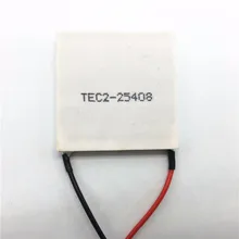 Двухслойная полупроводниковое охлаждение лист TEC2-25408, 40*40 мм 65W 12V 8A, разница температур 80 градусов
