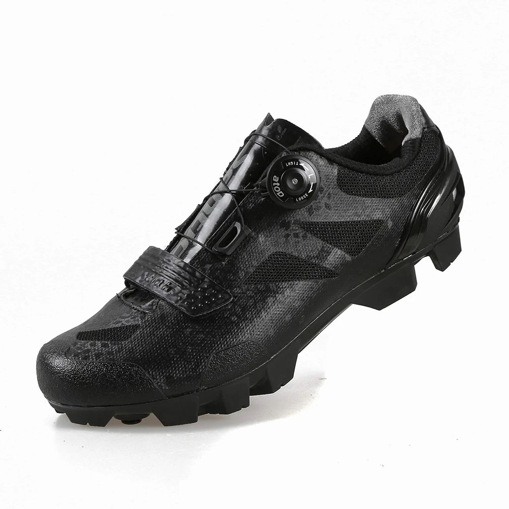 Cycling Shoes Santic Pro MTB Men's Mountain Bicycle Self-Lock Nylon Sole Racing Sneakers
