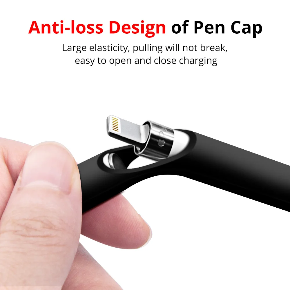 ANMONE Красочный мягкий силиконовый совместимый для Apple Pencil 1st чехол Защитный чехол для планшета стилус защитный чехол