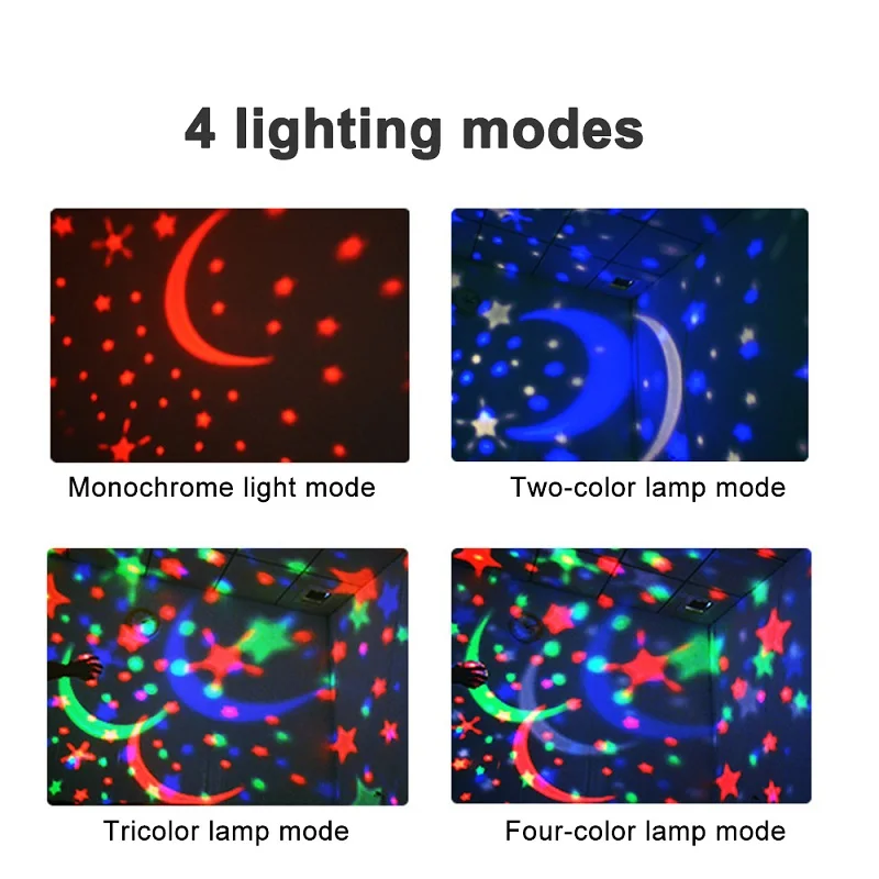 Красочный вращающийся Ночник проектор спин звездное небо Звезда Мастер дети ребенок спящий Романтический светодиодный USB лампа проекция