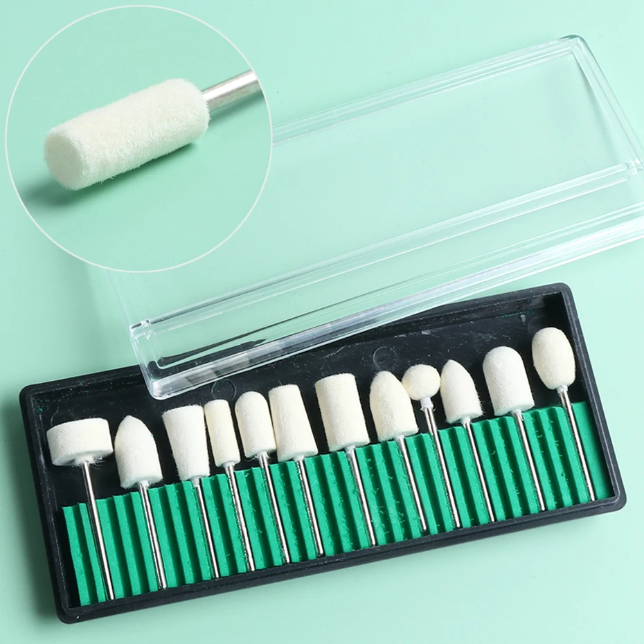 STZ Diamond Nail Drill Bits Set Ceramic Milling Cutter Cuticle Burr Gel Polish Remover Manicure Pedicure Polishing Tools #1560 nail art tools nail drill bit nail drill bits nail drill nail manicure tools nail drill set nail manicure accessories nail drill kit cuticle remover bit diamond burs