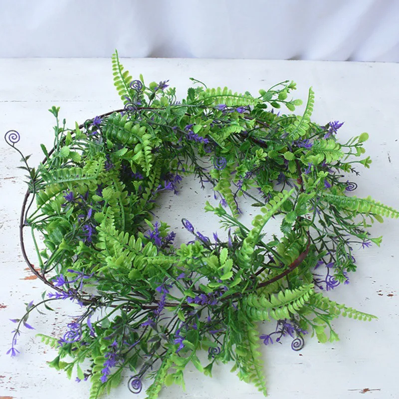 

Simulation Eucalyptus Rattan Pastoral Style Artificial Plants Wedding Decoration Festive Party Supplies Household Decor Props