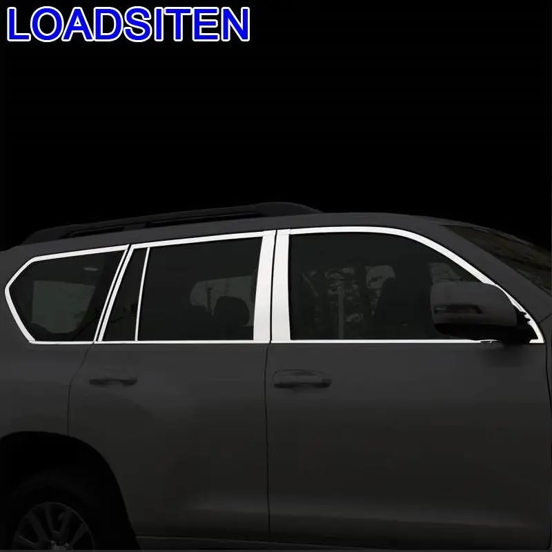 

Decorative Automovil Window Body Wing Mirror Door Handle Exterior Car Styling Trim 10 11 12 13 14 15 16 17 18 FOR Toyota Prado