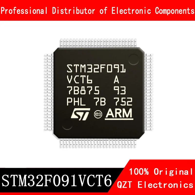 5pcs/lot new original STM32F091VCT6 STM32F091 LQFP-100 microcontroller MCU In Stock 5pcs lot new original stm32f091rct6 stm32f091 lqfp64 microcontroller mcu in stock