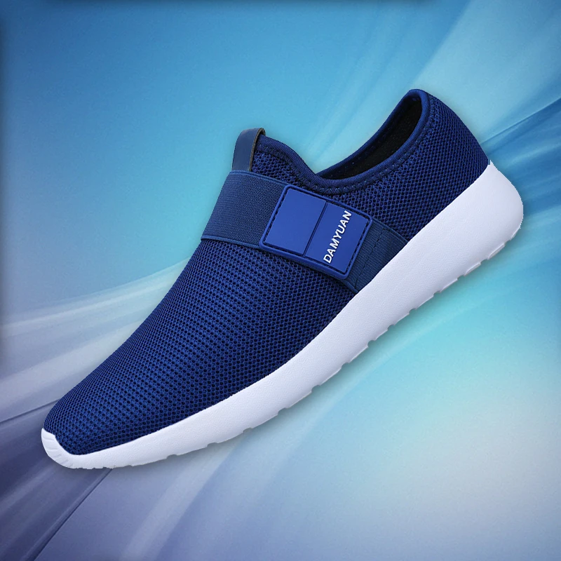 Ceny 2019 męskie buty na co dzień Mesh lekkie oddychające sportowe buty do biegania moda wygodne buty do chodzenia Man Flats Sneakers