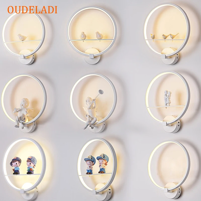 Светодиодный настенный светильник для гостиной столовой коридора|Комнатные