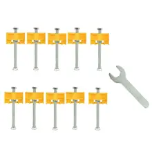 10 шт. плитка локатор стены плитки регулятор регулировки высоты позиционер выравниватель 95AA