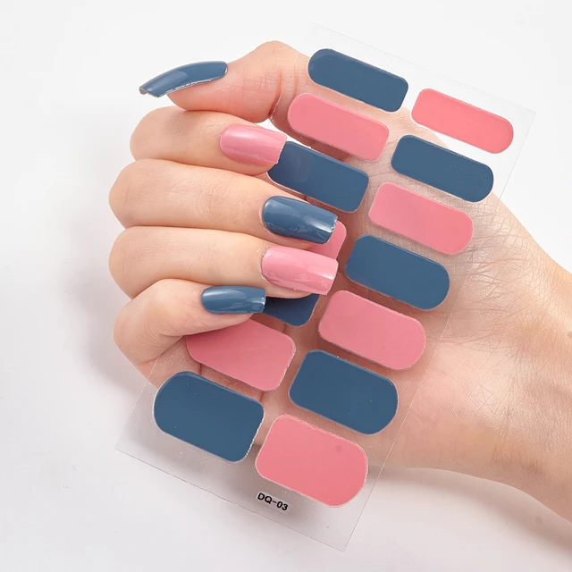 Five Sorts 0f Nail Stickers Decals Plain Stickers Nail Stickers Designer Nails Sticker Designer Nails Art Decoration Nailart DQ-03