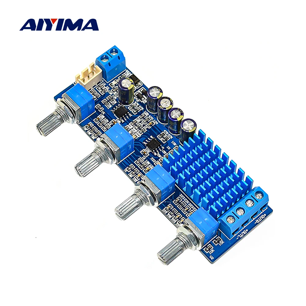 AIYIMA TPA3116 усилитель мощности для дома, аудио Плата 30Wx2, двойной операционный усилитель, стерео цифровые звуковые усилители, высокие басы с регулятором тона