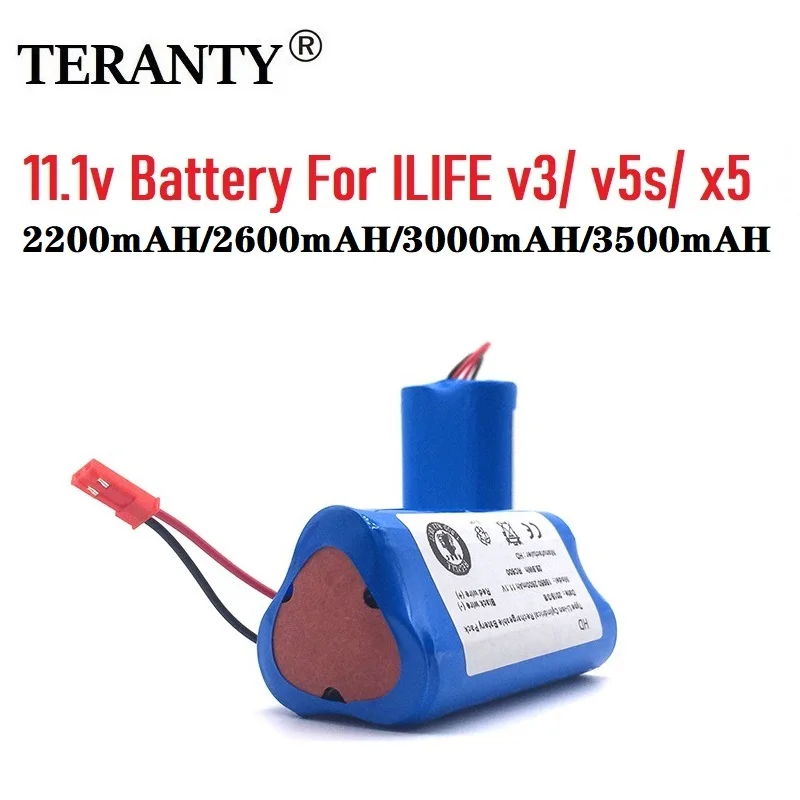 11.1v 2200/2600mAh/3000mAh/3500mAh bateria do ecovacs ilife V1 V3 X3 V3