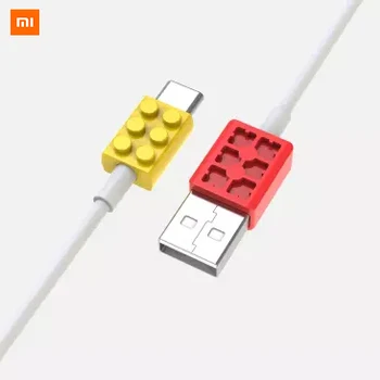

New Xiaomi Mijia Youpin INNOMAKE Type-C Lock Data Cable Yellow + Red Line length 1m Buckle design for easy storage