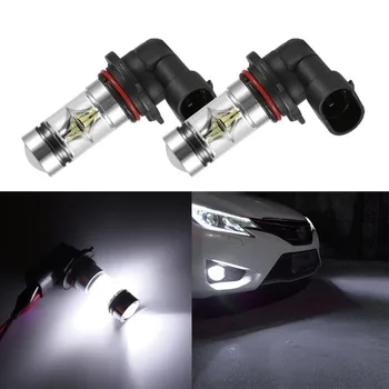 

NEW 2x 9005 H10 9145 100W 6000K White LED for CREE Headlight Bulbs Kit Fog Light DRL