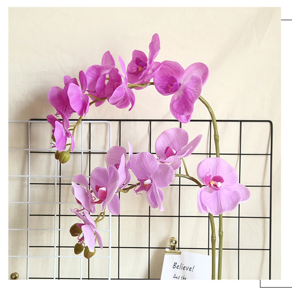 

Phalaenopsis Artificial Flower Plant Bonsai Wedding Decoration INS Wind Simulation Plant Home Rose Wall Decoration