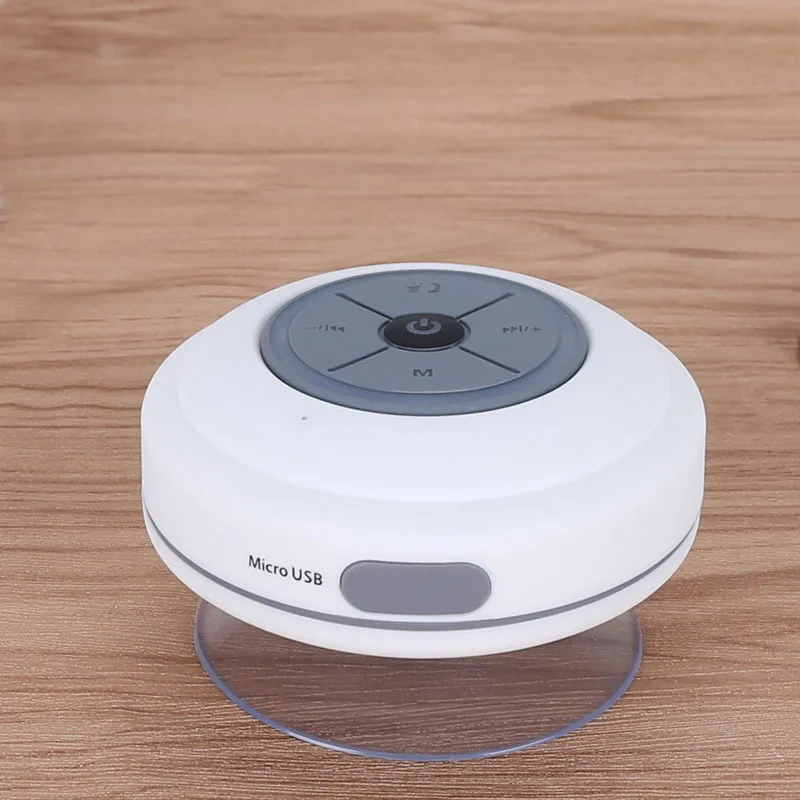 Будет ли Водонепроницаемый Bluetooth громкоговоритель коробка приносить светодиодную лампу Tf разъем-в душевой комнате автомобиль Hands-free маленький громкоговоритель коробка - Цвет: Q9 white