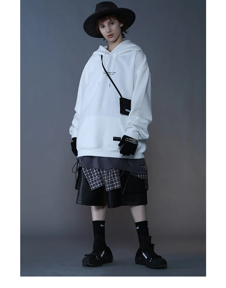 Mens 2021 Hip Hop Streetwear Harajuku Pullover Angel God Printed Hoodie Pocket Cotton Fleece Pullover Grey Hooded Sweatshirt