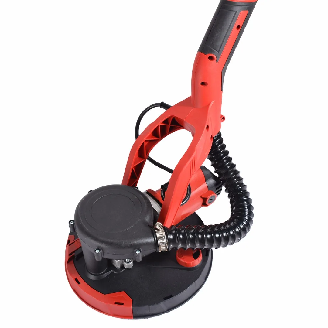 800W Adjustable Variable Speed Drywall Sander Machine with LED Light Dust-free Sand Skin Wall Tool Sandpaper Polishing Machine