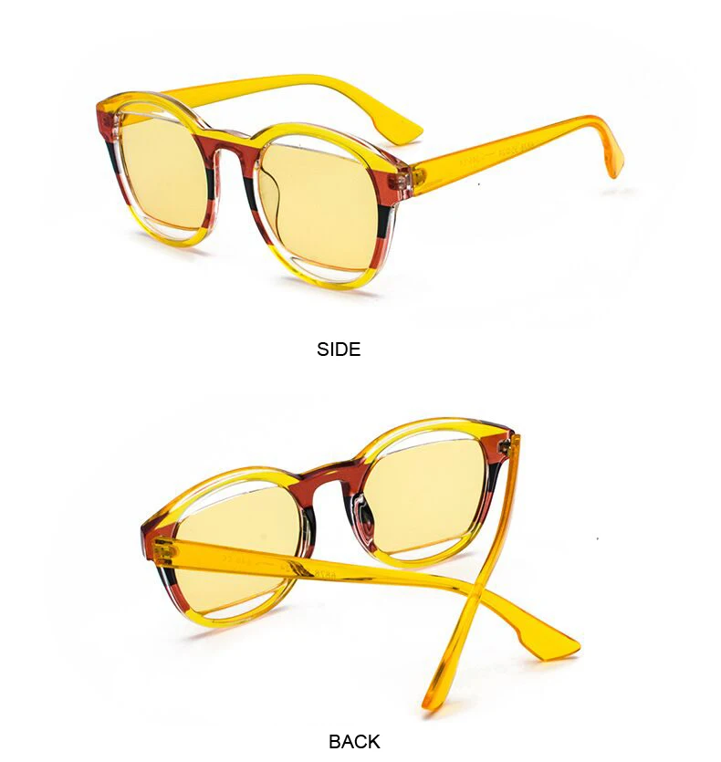 Модная Толстая рамка Круглые Солнцезащитные очки для женщин и мужчин фирменный дизайн винтажные зеркальные негабаритные Новые Солнцезащитные очки женские мужские оттенки