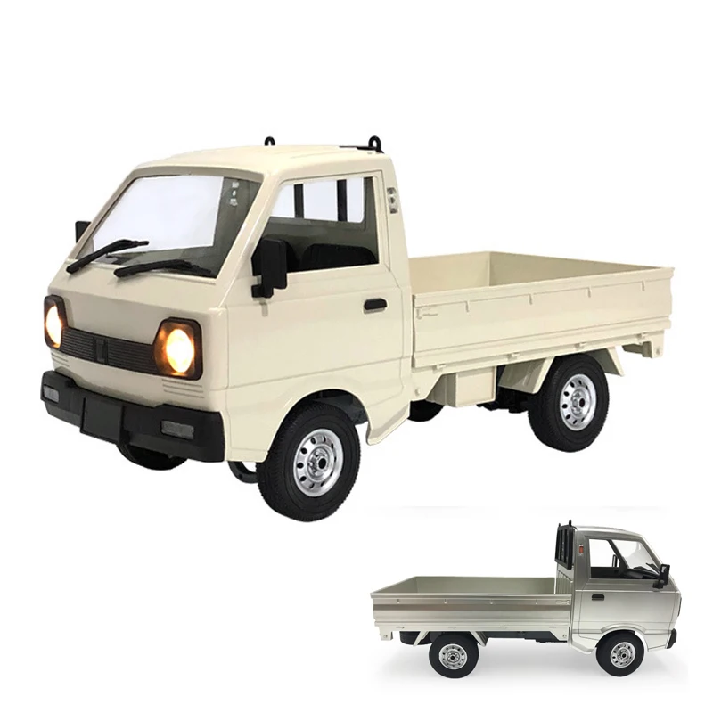 WPL D12 1:10 2WD RC car Rear wheel drive Trucks Remote control Buggy Drift Emulational Van transport cart Toys for boys | Игрушки и