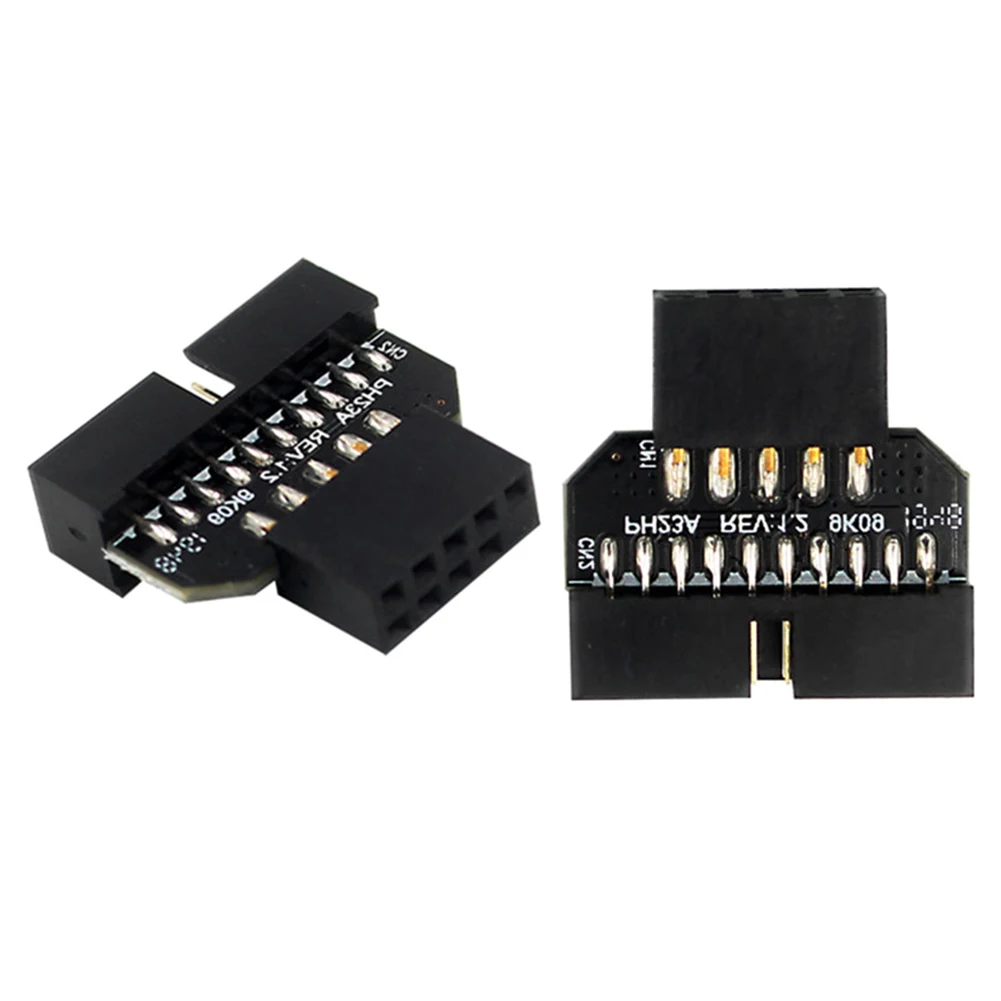 Motherboard USB 2.0 to USB 3.0 Front Panel Plug-in Connector - 19/20pin to 9pin Conversion Adapter Description Image.This Product Can Be Found With The Tag Names USB 30 20Pin to USB 20 9Pin AdapterUSB 30 20Pin Male to USB 20 9Pin Female AdapterUSB 30 20Pin to USB 20 9Pin ConverterMotherboard Front Panel AdapterUSB 30 20Pin Female to USB 20 9Pin Male Adapter