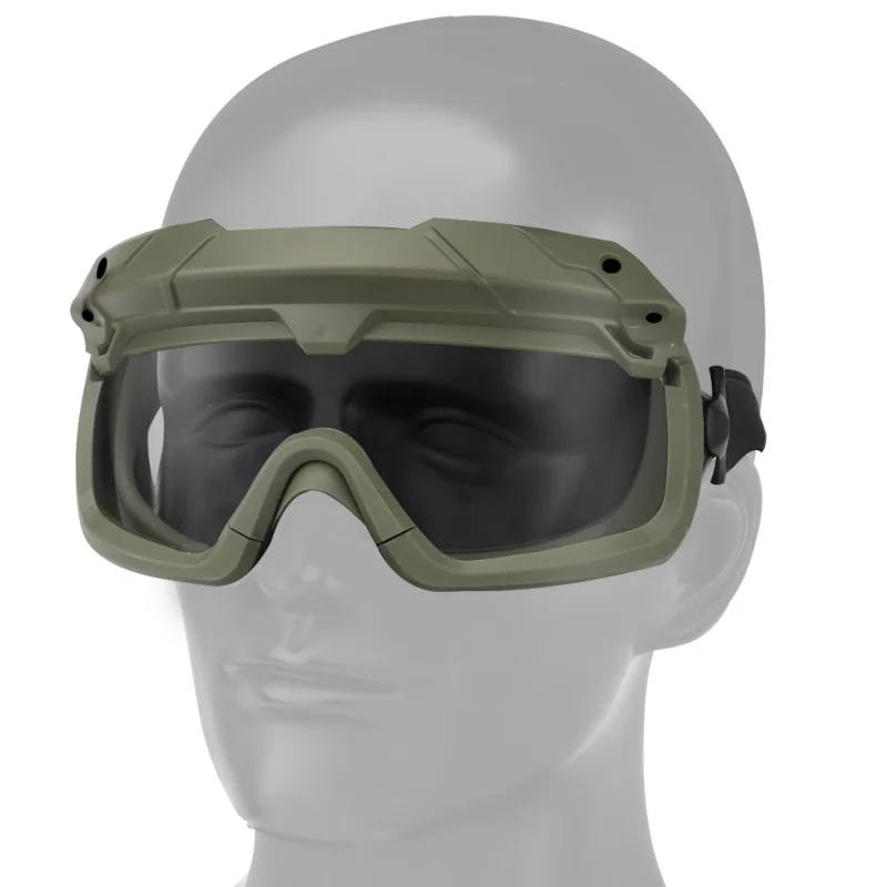 Страйкбольные охотничьи очки, очки для стрельбы, ветрозащитные очки Wargame, шлем, очки для пейнтбола, защитные очки ZX00