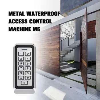 

1 Pcs Metal Waterproof Access Control Machine Metal Drawing On The Surface Waterproof And Dustproof Backlight Button
