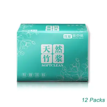 

12package Top Quality Jumbo 240 Folds 4-Ply Toilet Paper Native Wood Soft Toilet Paper Pulp Home