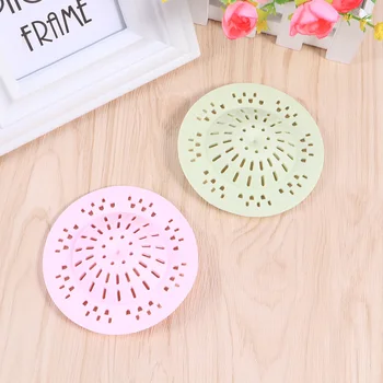

Creative Kitchen Dishwashing Basin Filter Hair Floor Drain Cover Anti-Clogging Kitchen Sink Sewer Filter (Pink)