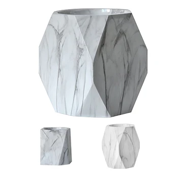 

Nordic Style Marble Print Pen Holder Pencil Case Makeup Brush Storage Box Home Office Desk Ornaments Stationery Gifts