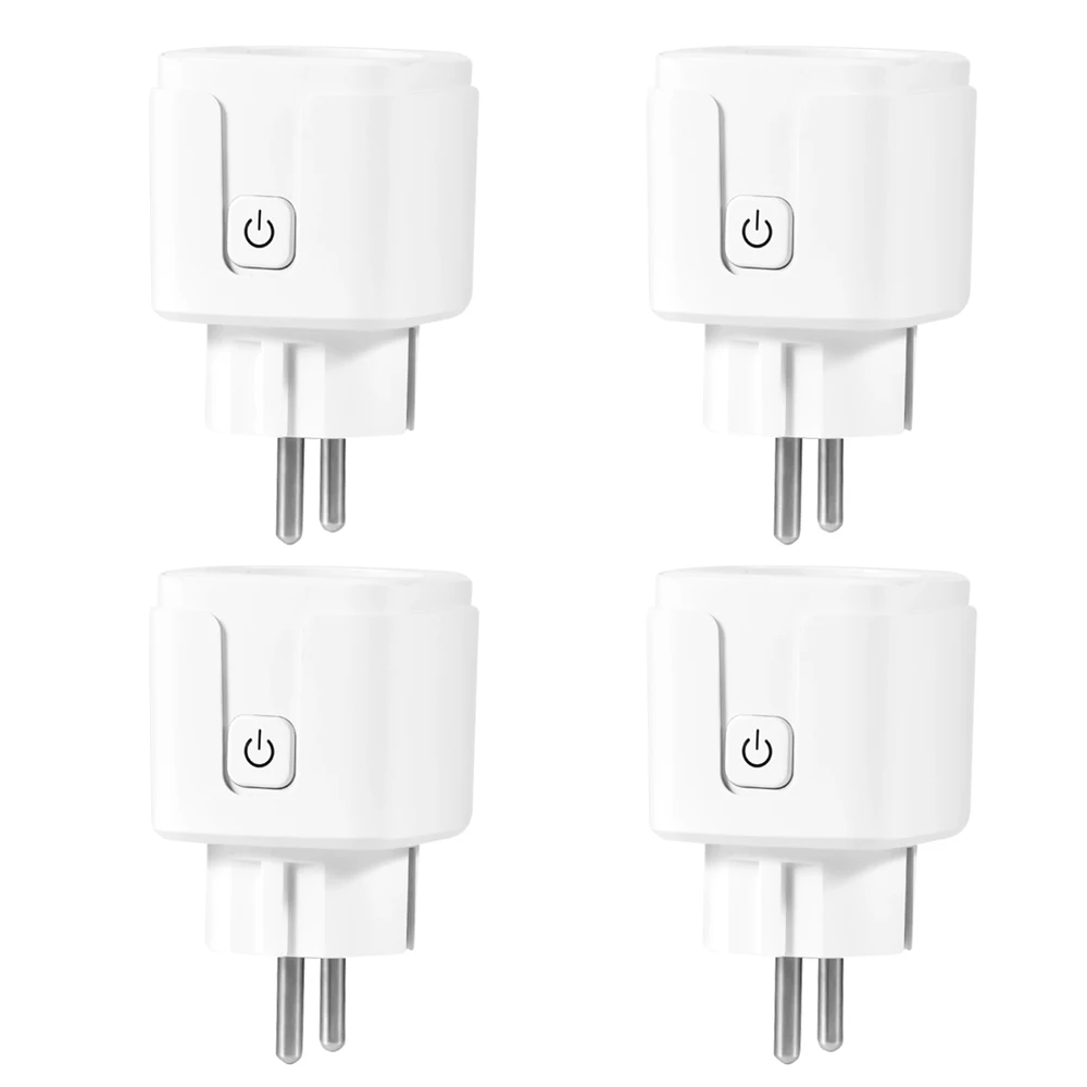 4 Pcs Беспроводная умная розетка WiFi управление умной розеткой работает с Dohome Apple HomeKit Google Assistant Amazon Alexa Голосовое управление - Цвет: 4 Pcs