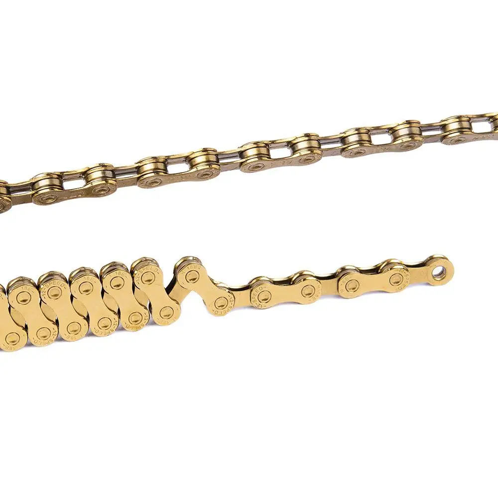 HiMISS ZTTO MTB 12 Speed Chain Gold 12s Eagle Golden 12speed Chain with Magic Link 126L links For Bicycle Bike Chain