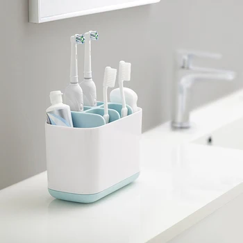 

Electric Toothbrush Toothpaste Bathroom Table Shelf Toilet Washing Appliances Storage Toothbrush Rack