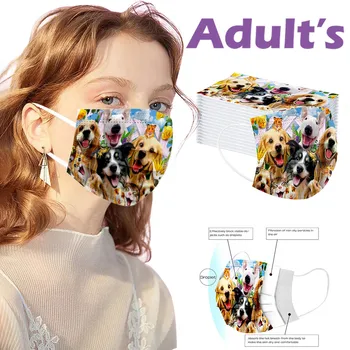 

10PCS Disposable Safety Face Masks mascarillas Personal Breathable Health Care Facial Protective Mask Cover 3Ply Ear Loop masque