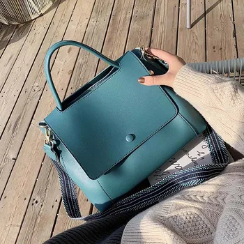 

Solid Color Large Capacity Handbags for Women 2020 Female Shoulder Messenger Bag Retro Daily Totes Lady Elegant Handbags