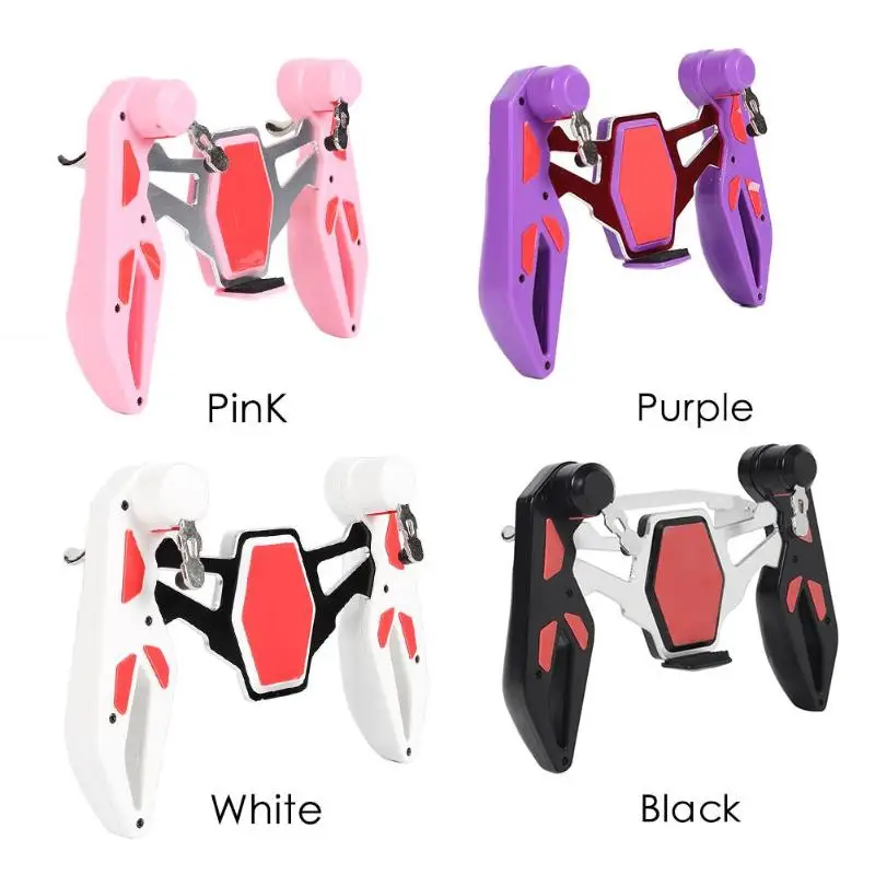  Peace Elite Four Finger PUBG Controller Gamepad Trigger Joystick for iOS Android Physical Pressure 