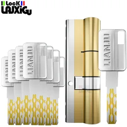 Common standard lock cylinders, outdoor door locks,cylinder locks for entry doors, Cylinder door lock cylinder 8 keys lock core