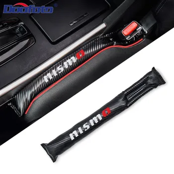 

Doofoto 1x Car Sticker Seat Gap Filler For Nissan Nismo Accessories Carbon Fibre Leak Proof Strip Styling Interior Decoration
