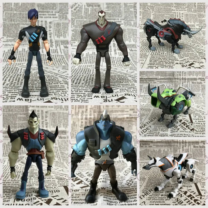 Настоящая игрушка Slugterra Slug Doll Elf Eli Dr. Sean Mecha Beast с подвижными суставами кукла