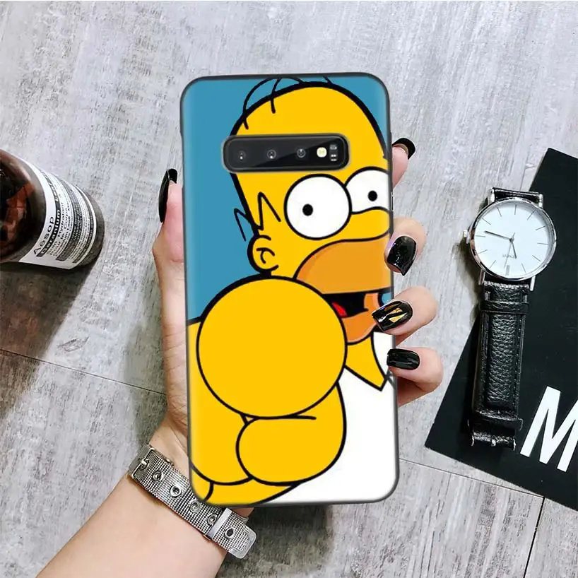 Забавные Гомер J. Симпсон черная крышка чехол для телефона для samsung Galaxy A50S A10S A20S A10 A20E A30 A40 A50 A70 M40 M30S A80 Coque чехол - Цвет: BA131-10