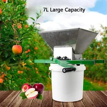 Ручная ручная дробилка из нержавеющей стали сока винограда яблока дробильная машина пульверизатор