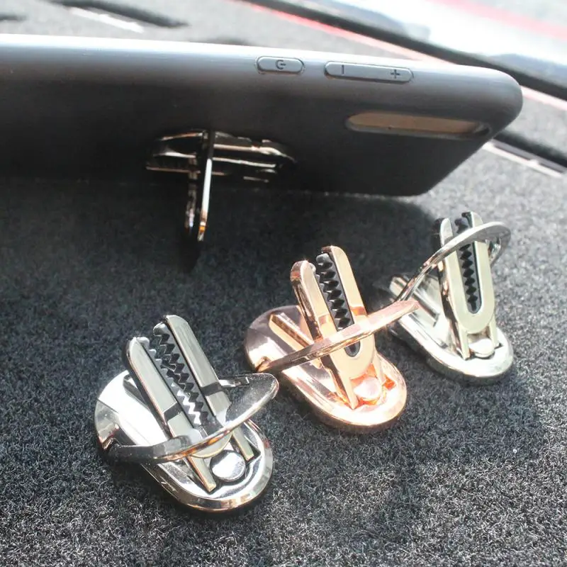 

Metal Ultra Thin Phone Holder Universal Mobile Phone Finger Ring Holder Flexible Phone Stand For Iphone11 Huawei Xiaomi