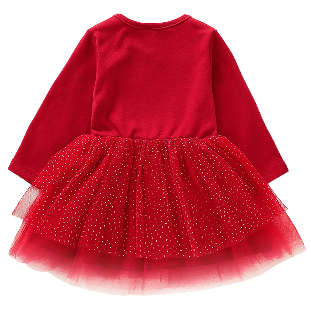 Deer Tutu Dress Baby Girls Dresses for Girls Halloween Costume For Kids Elk Cosplay Christmas Birthday Party red girl dress D20