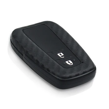 Cover chiave telecomando per Toyota CHR C-HR 2017 2018 Prius - KEYYOU 2 caso chiave dell automobile del Silicone del bottone per Toyota CHR C HR